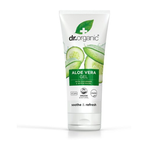 Dr. Organic Aloe Vera Gel With Cucumber & Witch Hazel 200ml