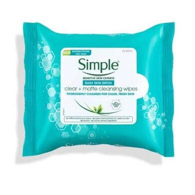 simple sensitive skin experts cleansing wipes