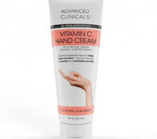 Advanced Clinicals Vitamin C Hand Cream 8Oz