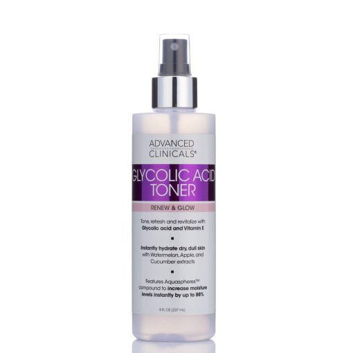 Advanced Clinicals Glycolic Acid Toner 8Oz