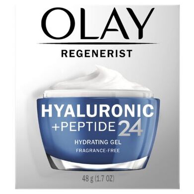 Olay Regenerist Hyaluronic +Peptide 24 Fragrance-Free Hydrating Gel 48Gm