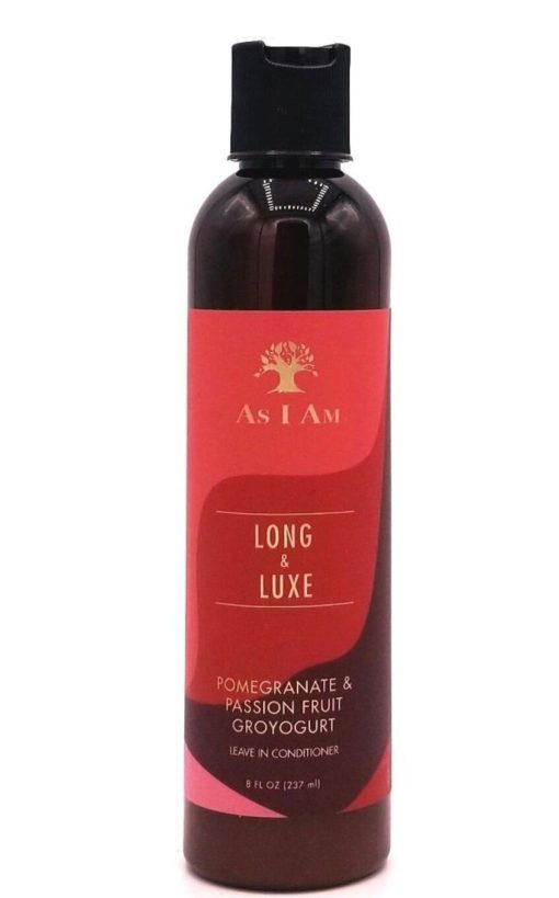 As I Am Long & Luxe Pomegranate & Passion Fruit Groyogurt Leave-In Conditioner 237Ml