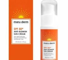 Maru-Derm Spf+50 Anti Blemish Sun Cream 50Ml