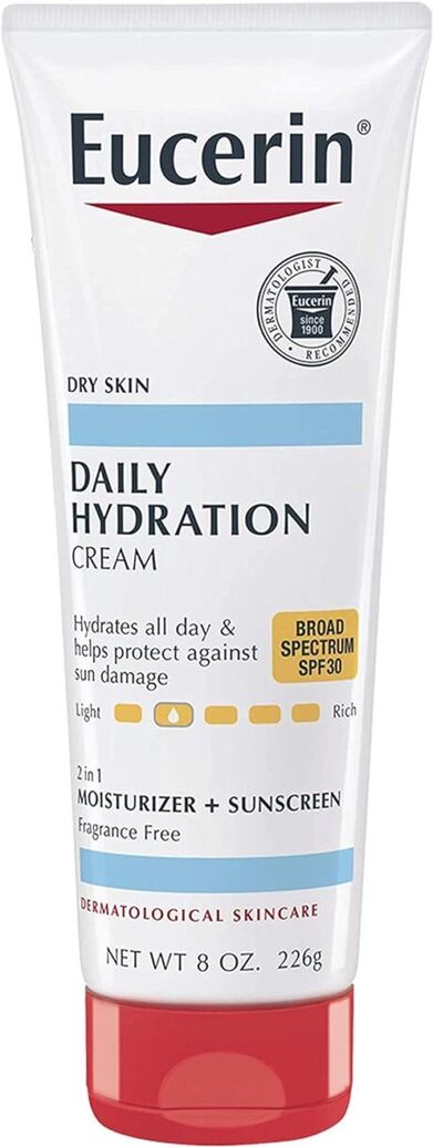Eucerin Dry Skin Daily Hydration Cream Spf30 226Gm