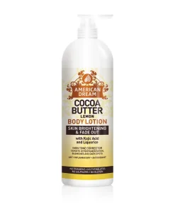 American Dream Cocoa Butter Lemon with Kojic Acid & Liquorice Lotion (16oz)