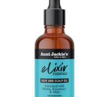 Aunt Jackie's Curls & Coils Elixir Essentials Hair & Scalp Oil Biotin, Rosemary & Mint 59m
