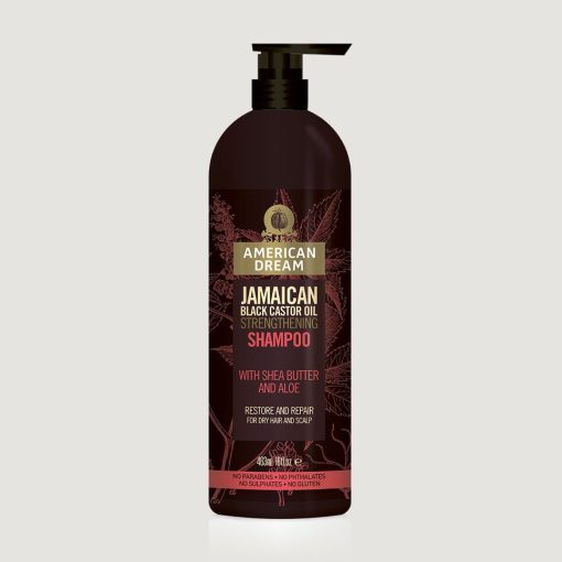 American Dream Jamaican Black Castor Oil Shampoo with Shea Butter and Aloe (463ml)
