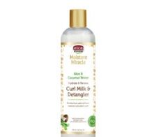 African Pride Moisture Miracle Aloe & Coconut Water Curl Milk & Detangler 12oz