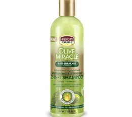 African Pride Olive Miracle Anti-Breakage Formula Moisturizing & Detangling 2-in-1 Shampoo 355ml