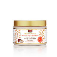 African Pride Moisture Miracle Moroccan Clay & Shea Butter Heat Activated Masque 12oz