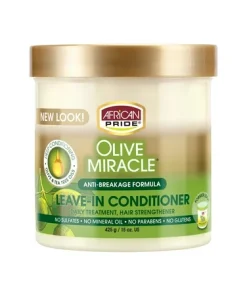 African Pride Olive Miracle Anti-Breakage Leave-In Conditioner 15oz