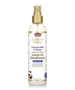 African Pride Moisture Miracle Coconut Milk & Honey Leave-In Conditioner 8oz