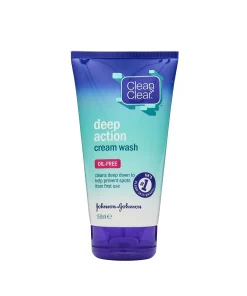 Clean & Clear Deep Action Cream Wash Oil-Free 150ml