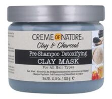 Crème of Nature Clay & Charcoal Pre-Shampoo Detoxifying Mask 326g