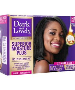Dark and Lovely Superior Moisture Plus Relaxer Kit Super