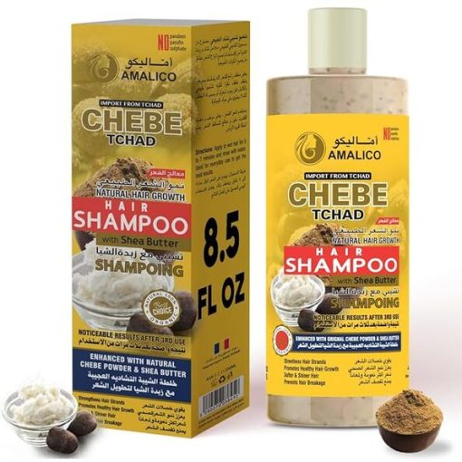 Chebe Tchad Natural Hair Growth Shampoo with Shea Butter 500ml