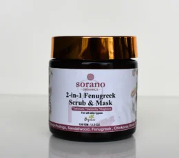 Sorano Organics 2 in 1 Fenugreek Scrub & Mask 100gm