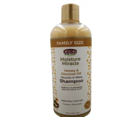 African Pride Moisture Miracle Honey & Coconut Oil Nourish & Shine Shampoo 16 oz
