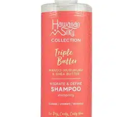 Hawaiian Silky Triple Butter Mango and Murumuru Shea Butter Shampoo 12 oz