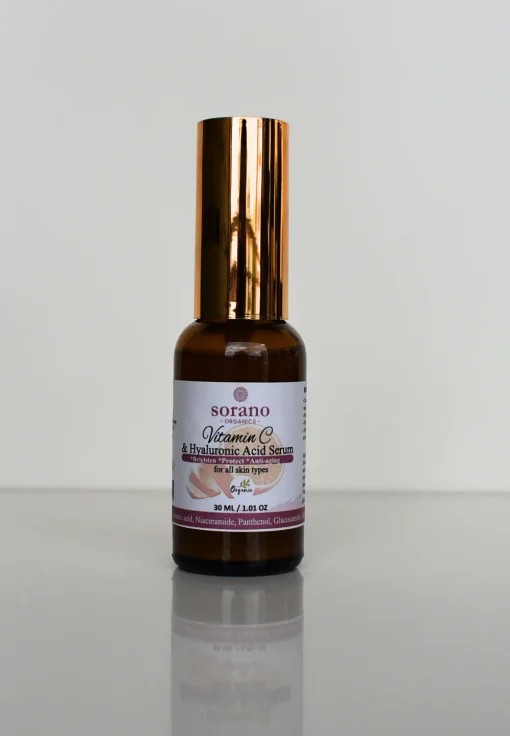 Sorano Organics Vitamin C & Hyaluronic Acid Serum 30Ml