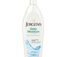 Jergens Daily Moisture, Dry Skin Moisturizer with Silk Proteins & Citrus Extracts