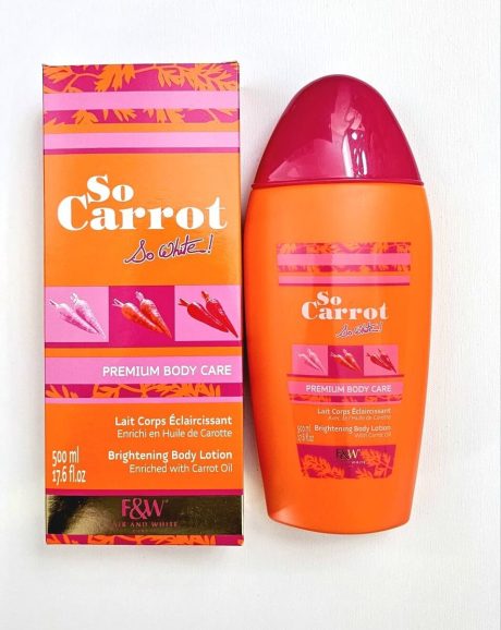 Fair & White carrot body lotion 500ml