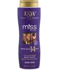 Fair & White Miss White 14 Days Skin Lightening Body Lotion 500ml