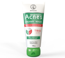 Mentholatum Acnes Creamy Wash Trio Activ