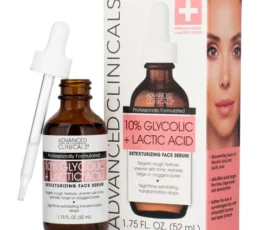 Advanced Clinicals 10% Glycolic + Lactic Acid Serum 52ML