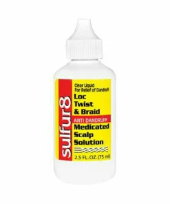 Sulfur8 Loc Twist and Braid Anti Dandruff Medicated Scalp Solution 2.5oz