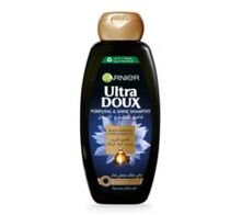 Garnier Ultra Doux Purifying & Shine Shampoo  Black Charcoal & Nigella Seed Oil 400ml