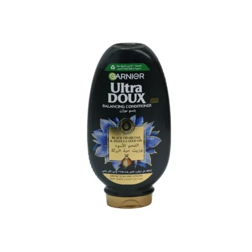 Garnier Ultra Doux Balancing Conditioner Black Charcoal & Nigella Seed Oil 360 ml