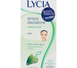 Lycia Strisce Depilatorie Natural Touch Viso 20 Strisce