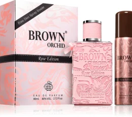 Fragrance World Brown Orchid  Rose Edition Eau De Parfum 80ml