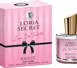 Entity Classic  Loria Secret  Eau De Toilette  Natural Spray 100ml