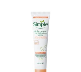 Simple Triple Protect Moisturiser SPF30 40ml