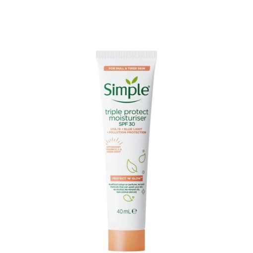 Simple Triple Protect Moisturiser SPF30 40ml