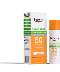 Eucerin Clear Skin Light Weight Sunscreen Lotion  For Face SPF 50 75ML