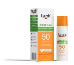 Eucerin Clear Skin Light Weight Sunscreen Lotion  For Face SPF 50 75ML