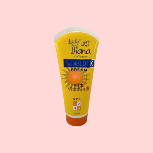 Lady Diana Sunblock Cream With Vitamin E SPF  UV 40 170ml