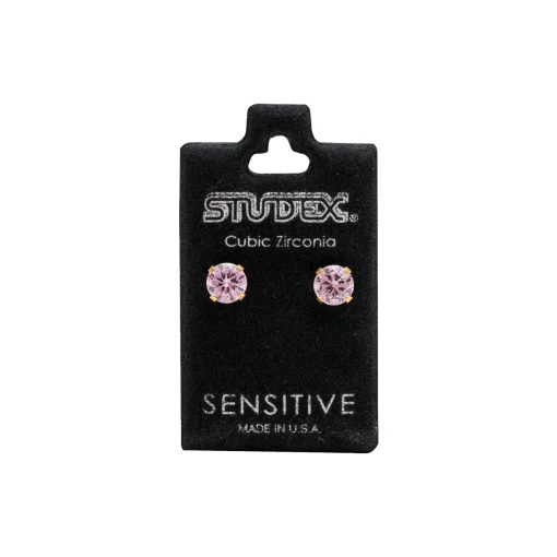 Studex Senstive Cubic Zirconia- Pink