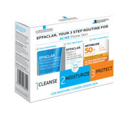 La Roche- Posay Effaclar Acnes Routine Kit 3 in 1