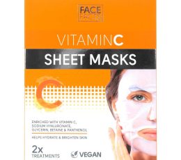 Face Facts Vitamin C Sheet Masks 2X