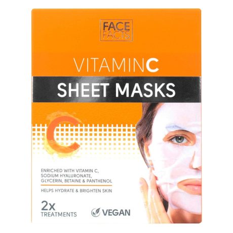 Face Facts Vitamin C Sheet Masks 2X