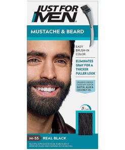 Just For Men Moustache & Beard M-55 Real Black